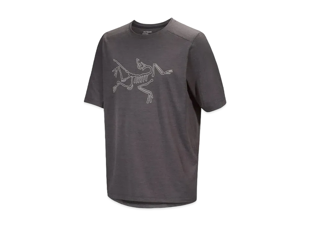 ARC'TERYX Cormac Logo SS Men's "Black Heather"