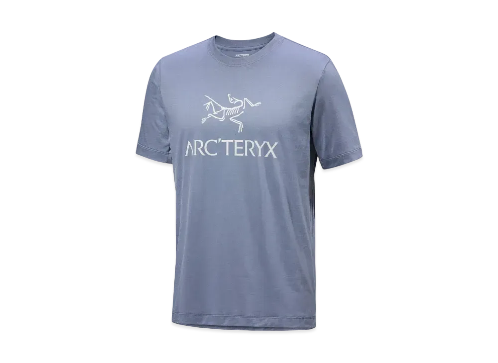 ARC'TERYX Arc Word Logo Short Sleeve Men's "Stratus/Arctic Silk"