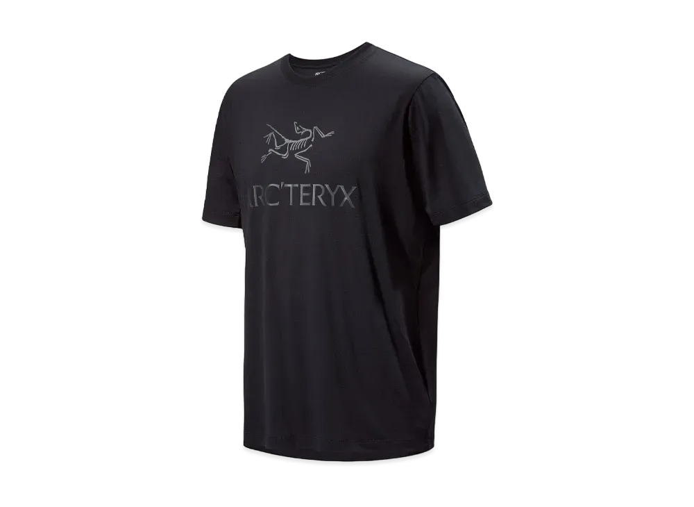 ARC'TERYX Arc Word Logo Short Sleeve Men's X000007991 "Black"