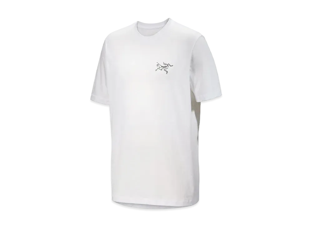 ARC'TERYX Arc Multibird Logo Short Sleeve Men's X000007747 "White Light"