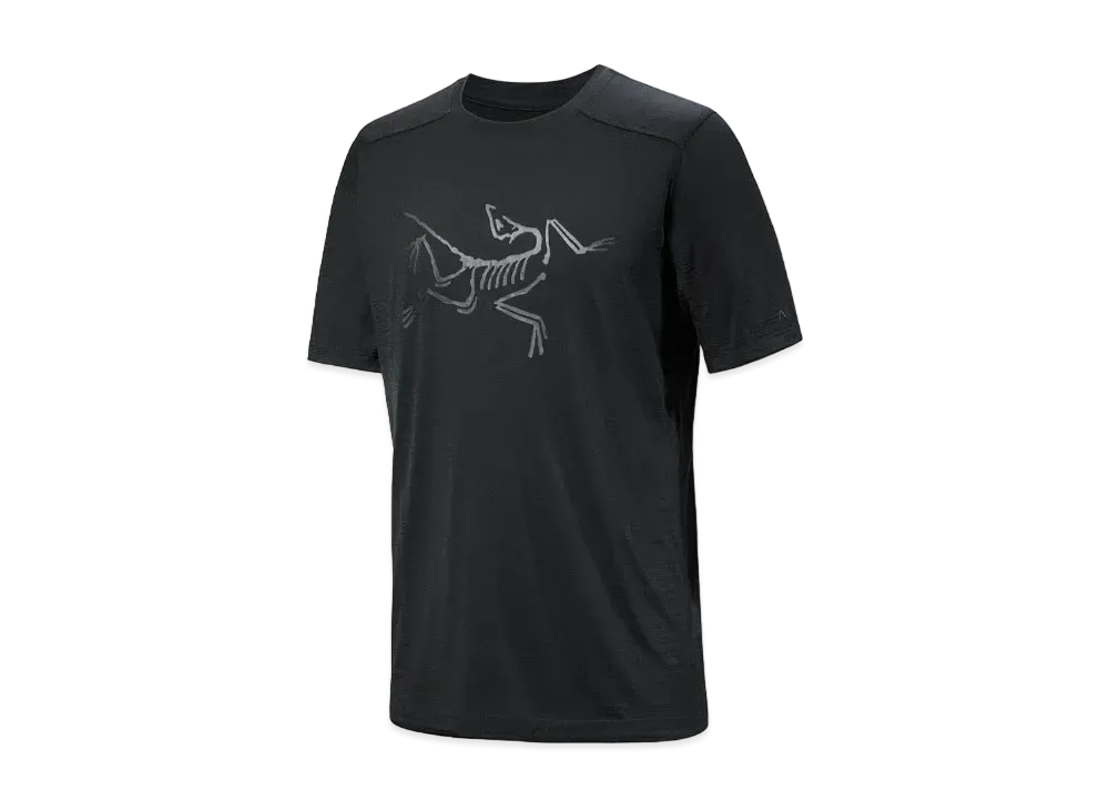 ARC'TERYX Ionia Merino Wool Logo Short Sleeve Men's X000006796 "Black"