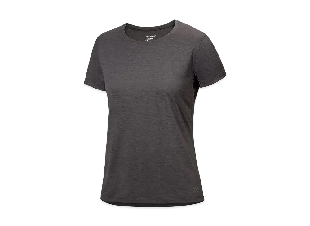 ARC'TERYX Teema Crew Short Sleeve Women's X000007309 "Black Hether"
