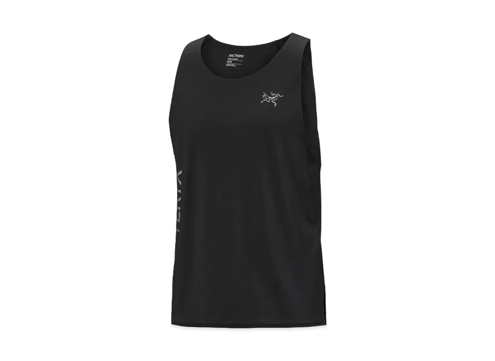 ARC'TERYX Norvan Downward Logo Tank Men's X000007730 "Black"