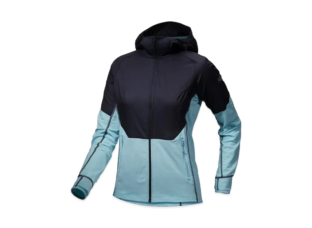 ARC'TERYX Women's DeLTa Hybrid Hoody X000006186 "Glissade/Black Sapphire"