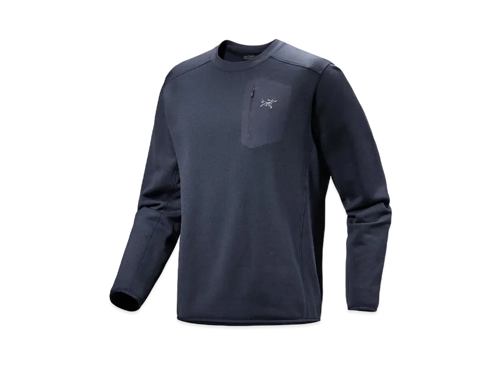 ARC'TERYX Kyanite Crew Neck For Men's X000007153 "Black Sapphire"