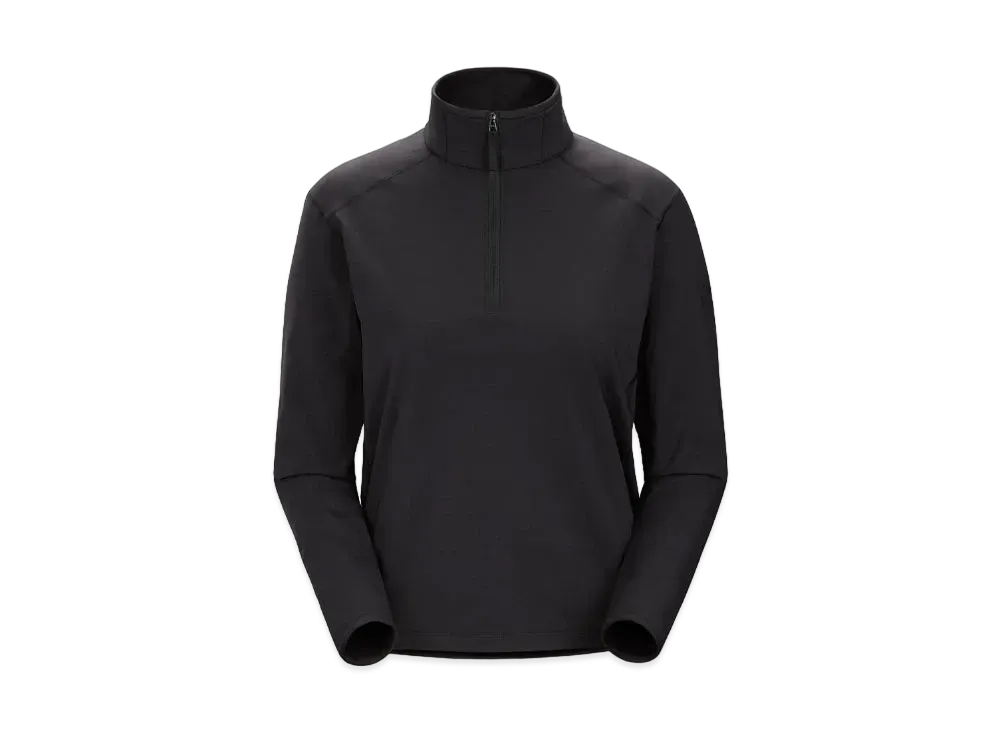 ARC'TERYX Women's Kyanite Lightweight Zip Neck X000006418 "Black"