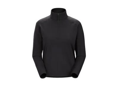 ARC'TERYX Women's Kyanite Lightweight Zip Neck X000006418 "Black"