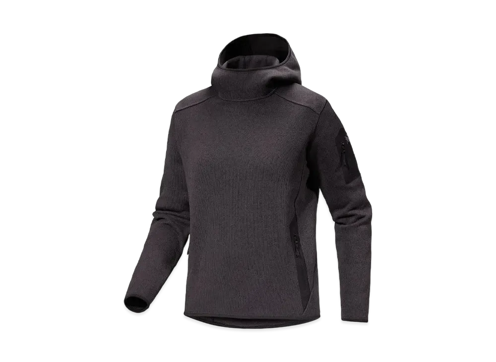 ARC'TERYX Women's Covert Pullover Hoodie X000005741 "Black Hether"