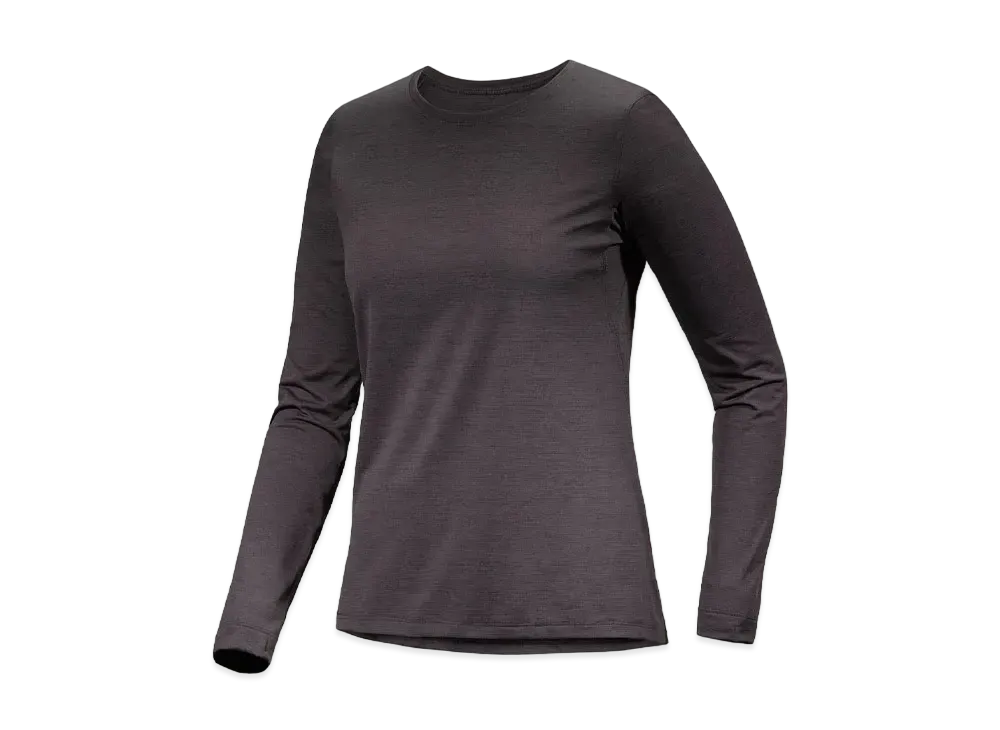 ARC'TERYX Teema Crew Long Sleeve Women's X000006914 "Black Hether"