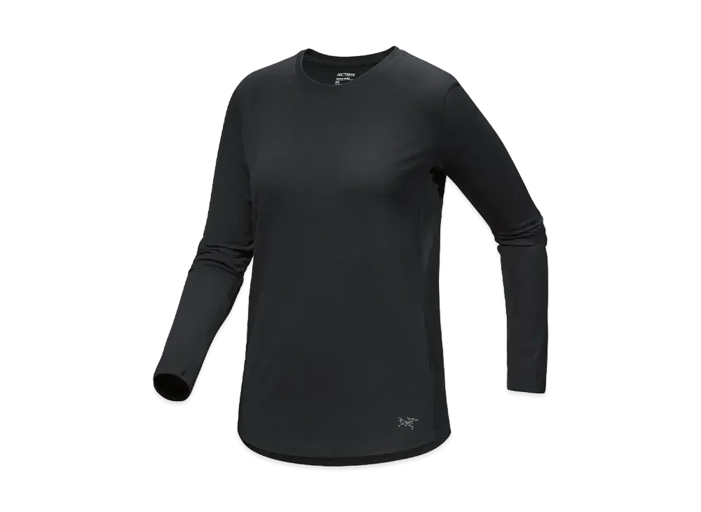 ARC'TERYX Women's Lana Merino Wool Crew Long Sleeve X000007434 "Black"