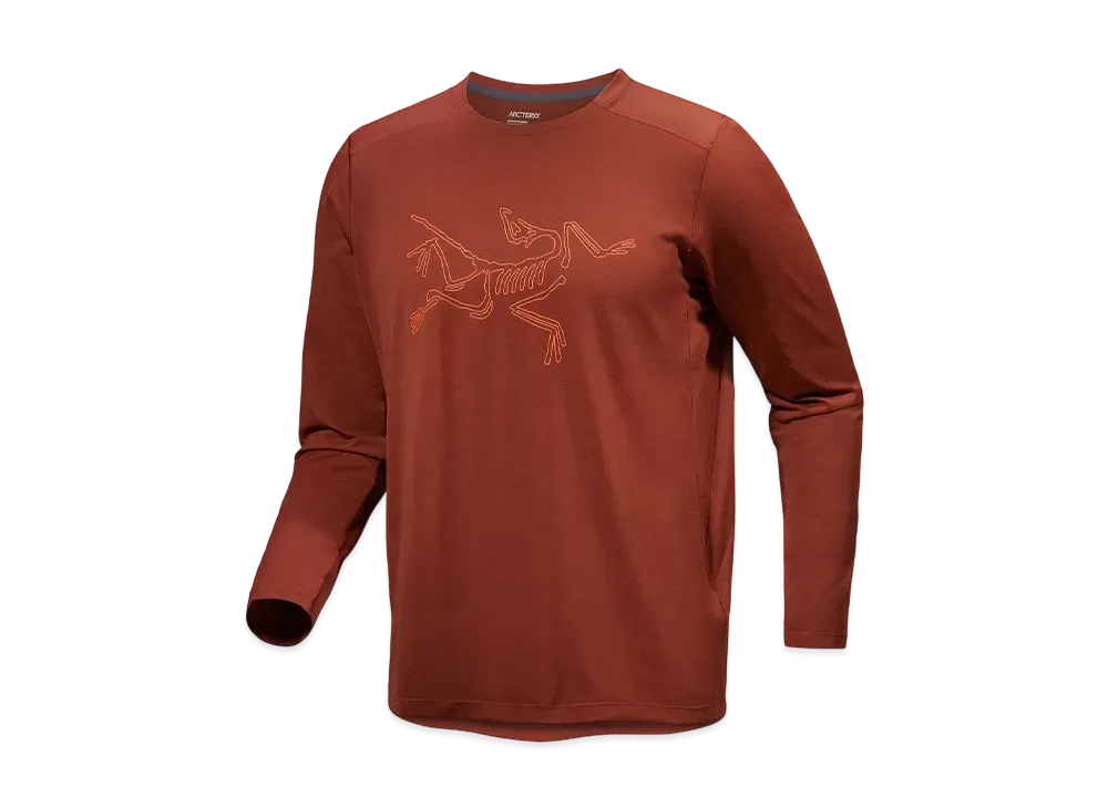 ARC'TERYX Cormac Logo LS M "Sequoia Heather/Solaris"