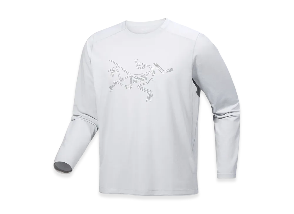 ARC'TERYX Cormac Logo LS Men's "Solitude Heather/Void" X000008452