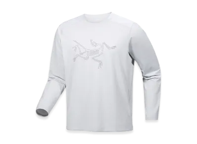 ARC'TERYX Cormac Logo LS Men's "Solitude Heather/Void" X000008452