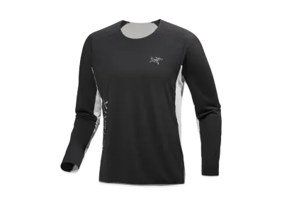 ARC'TERYX Norvan Downward Logo Long Sleeve Men's "Black/Solitude"