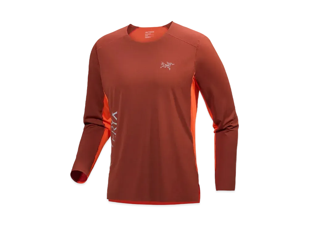 ARC'TERYX Norvan Downward Logo Long Sleeve Men's "Sequoia/Solaris"