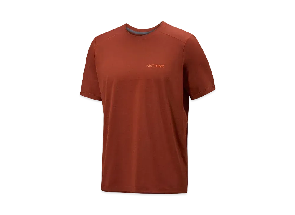 ARC'TERYX Cormac Arkbird Logo Short Sleeve Men's "Sequoia Hether/Solaris"