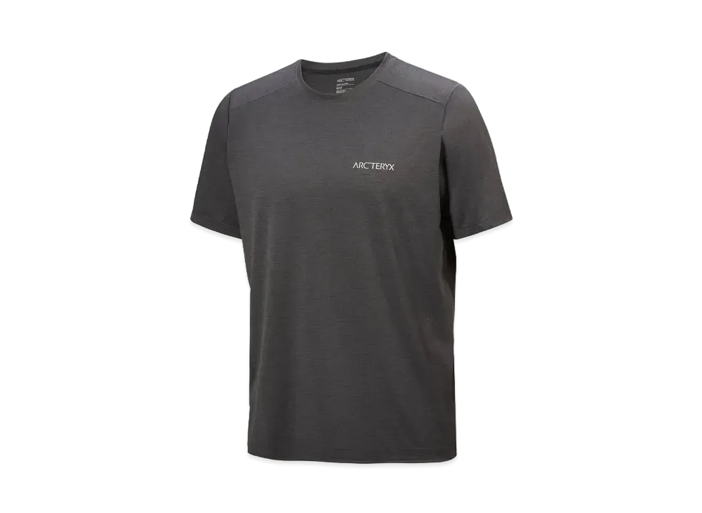 ARC'TERYX Cormac Arkbird Logo Short Sleeve Men's "Black Hether"