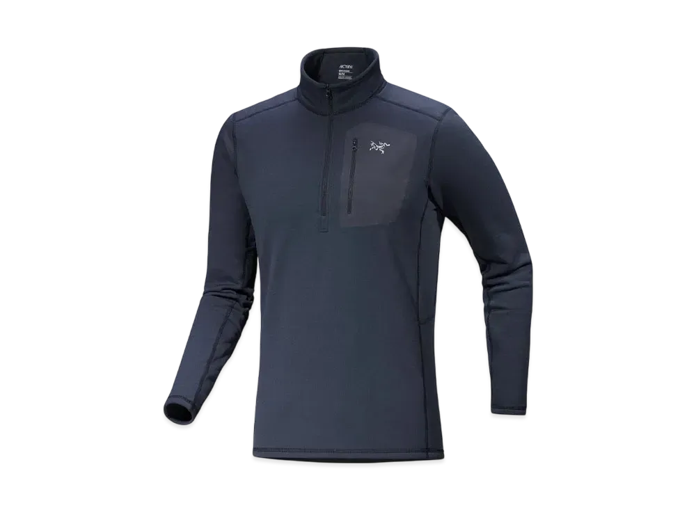 ARC'TERYX Low Heavyweight Zip Neck Men's "Black Sapphire"