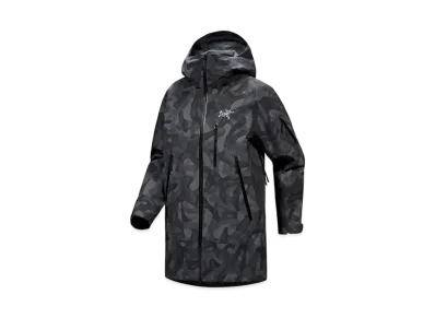 ARC'TERYX Women's Sentinel Relax Jacket - Print "Black Grottoflage"