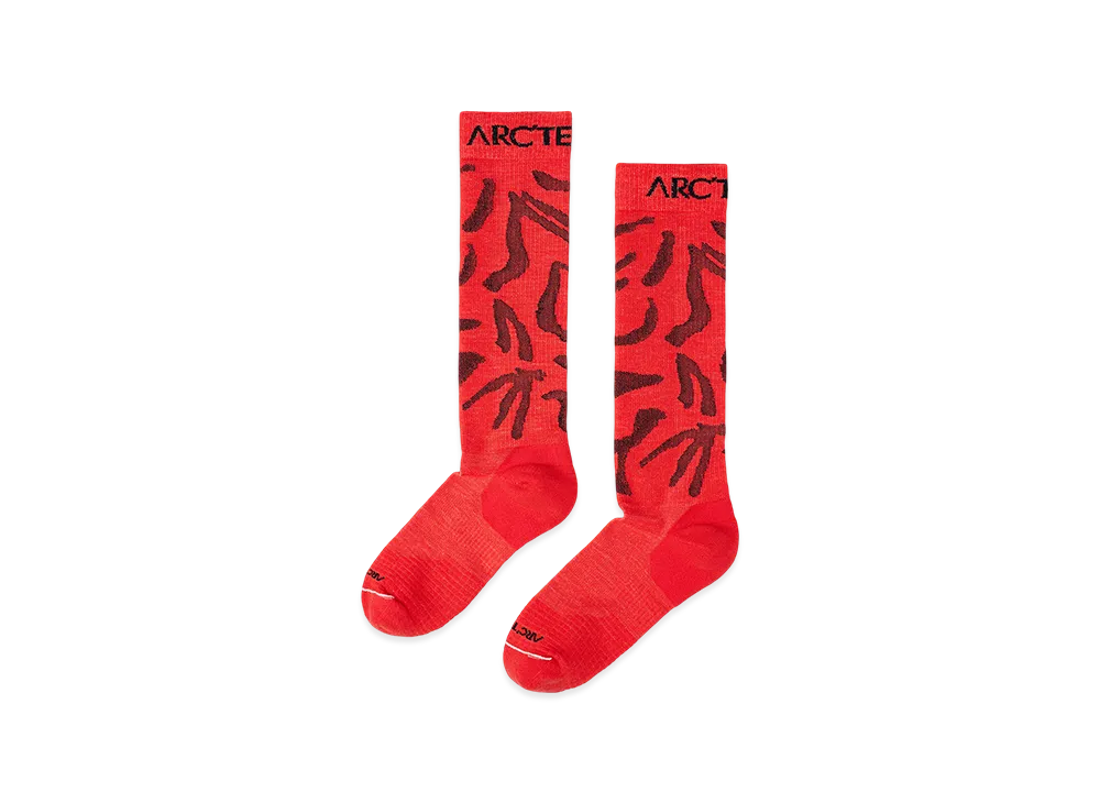 ARC'TERYX Merino Wool Grotto Ski Sock "Dynasty/Black" X000007369