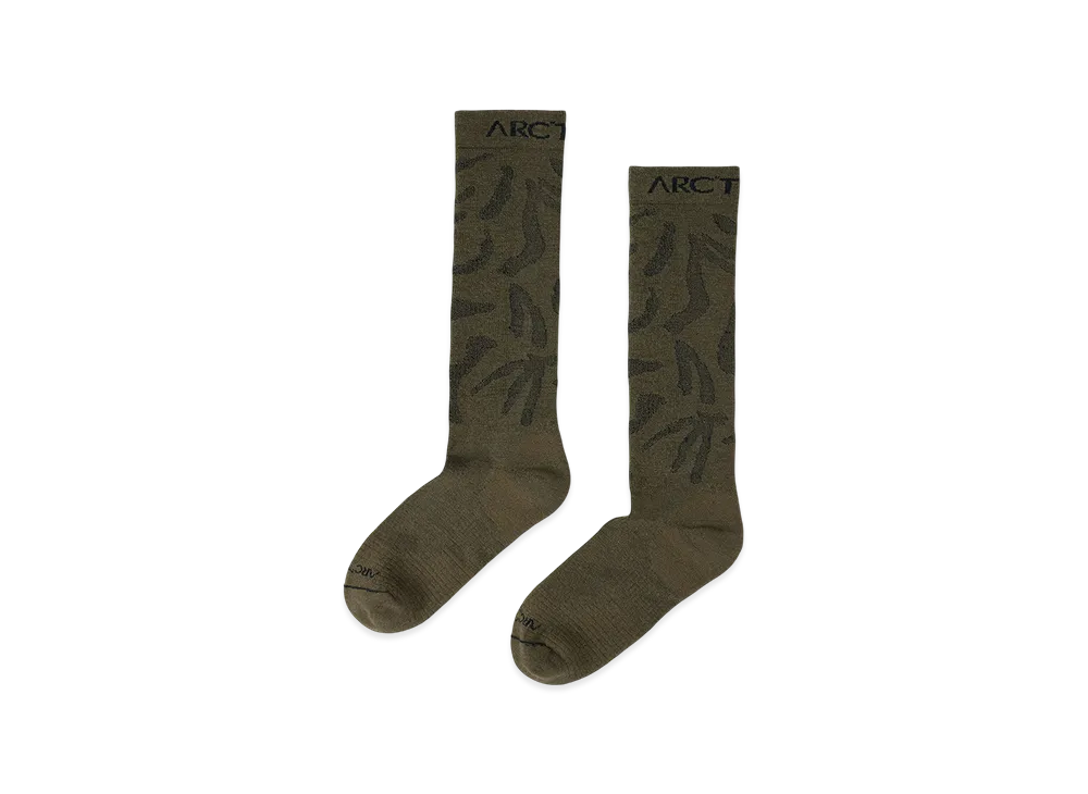 ARC'TERYX Merino Wool Grotto Ski Sock "Tatsu/Black" X000007369
