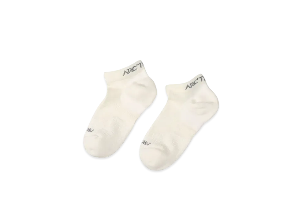 ARC'TERYX Merino Wool Low Cut Sock "White"