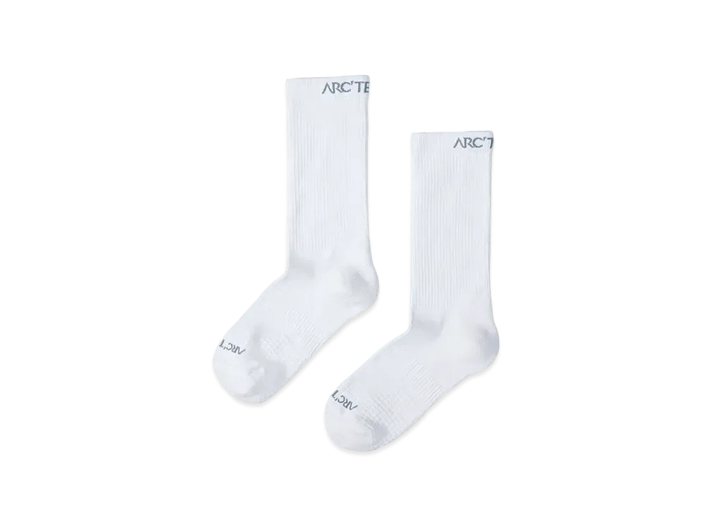 ARC'TERYX Synthetic Mid Crew Sock "White"
