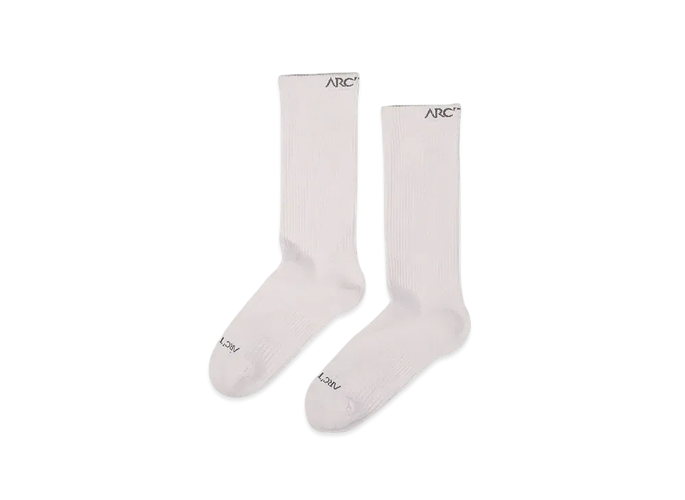 ARC'TERYX Synthetic Ultralightweight Mid Sock "White"
