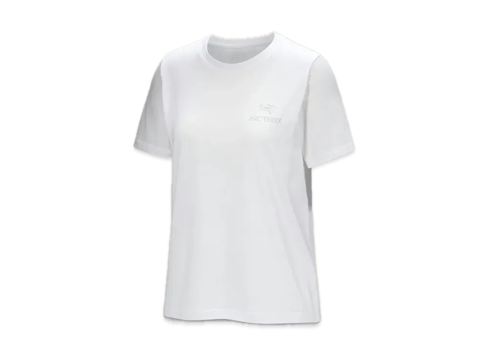ARC'TERYX Crag SL Cotton Emblem Crew Short Sleeve Women's "White Light"