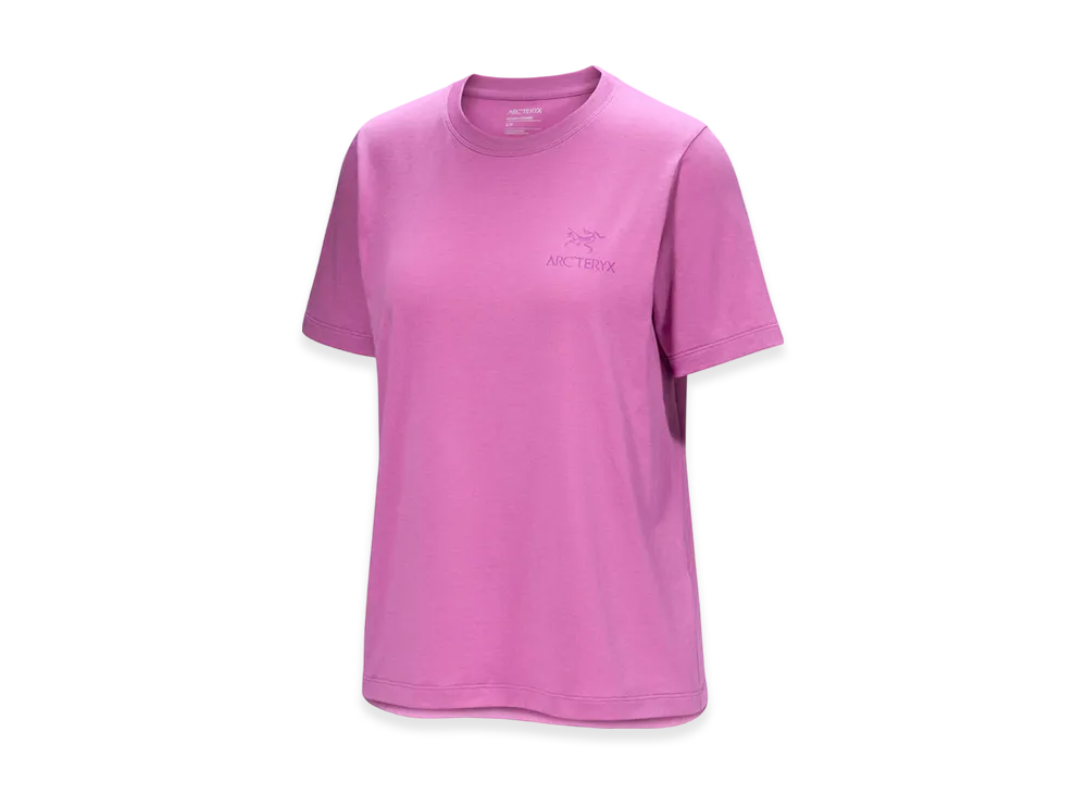 ARC'TERYX Women's Kragg SL Cotton Emblem Crew SS "Alpenglow" X000009502