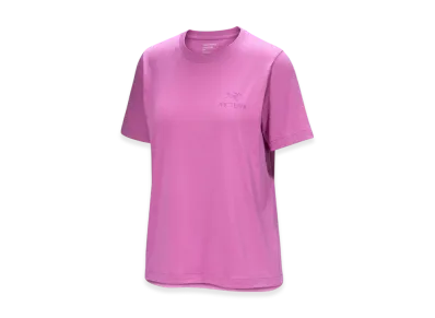 ARC'TERYX Women's Kragg SL Cotton Emblem Crew SS "Alpenglow" X000009502