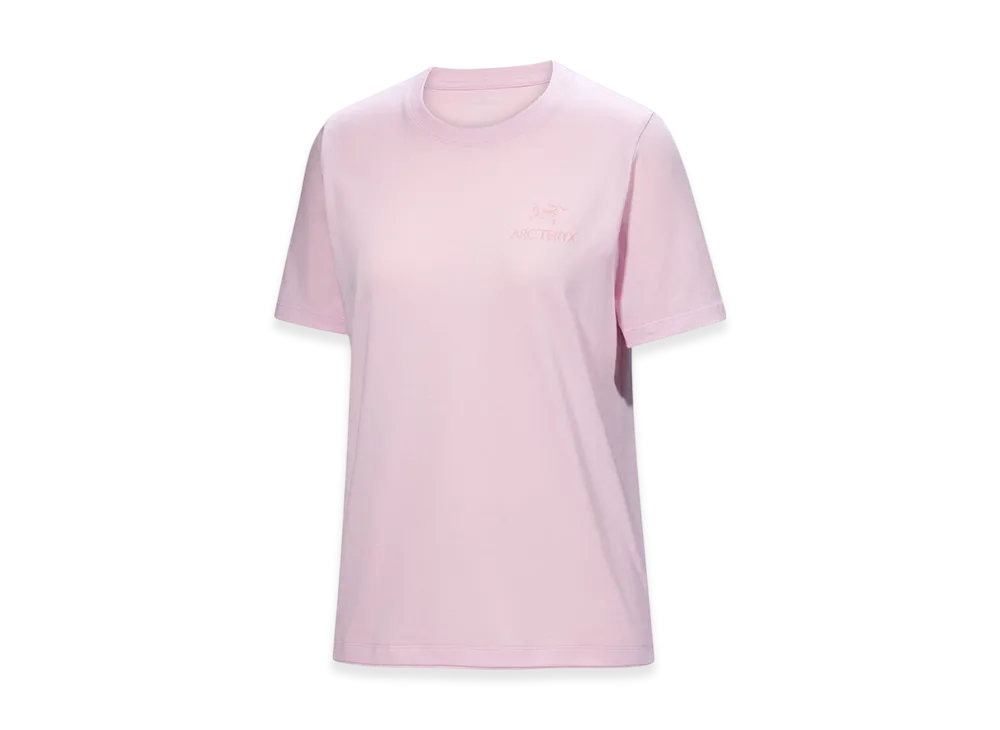 ARC'TERYX Kragg SL Cotton Emblem Crew SS W "Pink Glow" X000009502