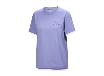 ARC'TERYX Women's Kragg SL Cotton Emblem Crew SS "Moonstone" X000009502