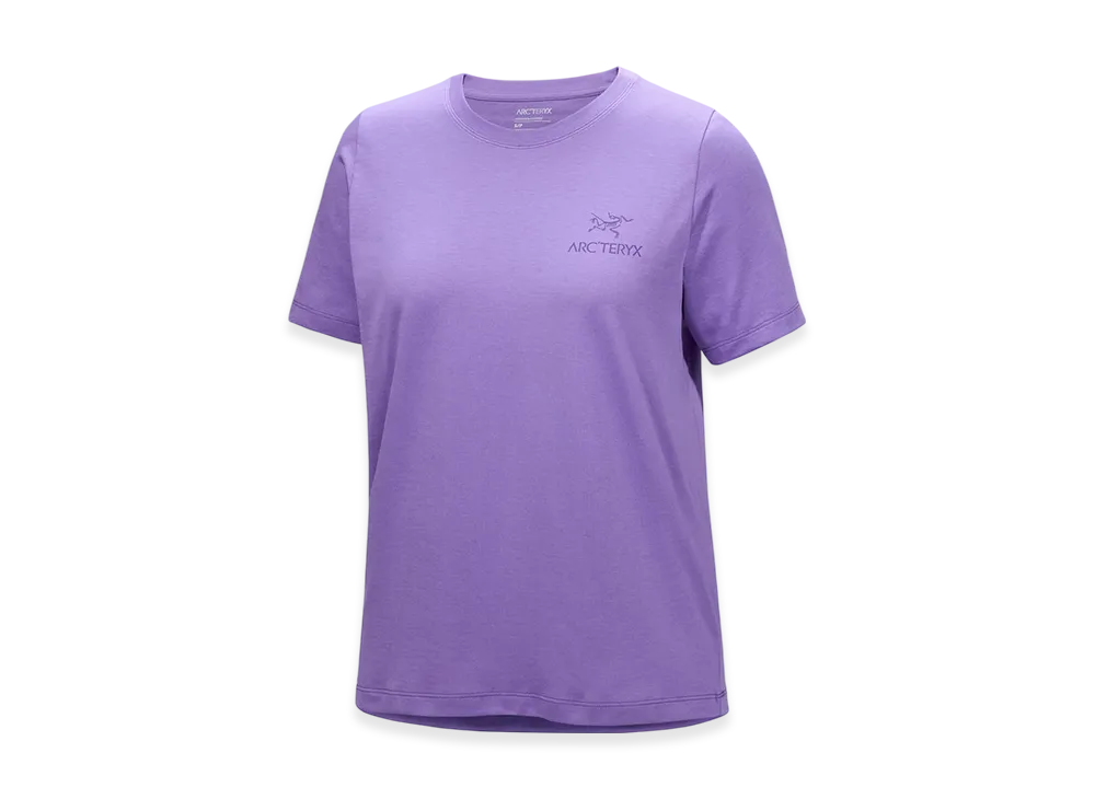 ARC'TERYX Women's Kragg SL Cotton Emblem Crew SS "Aster" X000009502