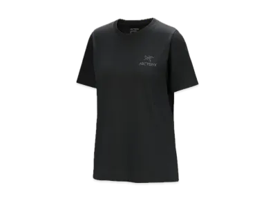 ARC'TERYX Crag SL Cotton Emblem Crew Short Sleeve Women's "Black"