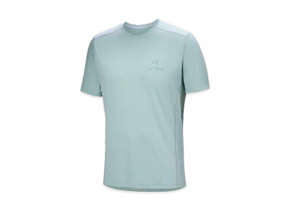 ARC'TERYX Motus Crew Arc Word Short Sleeve Men's "Stone Green Heather"