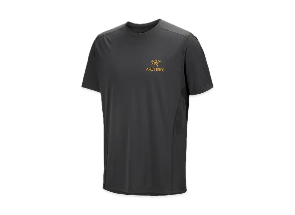 ARC'TERYX Motus Crew Arc Word Short Sleeve Men's "Black Heather"