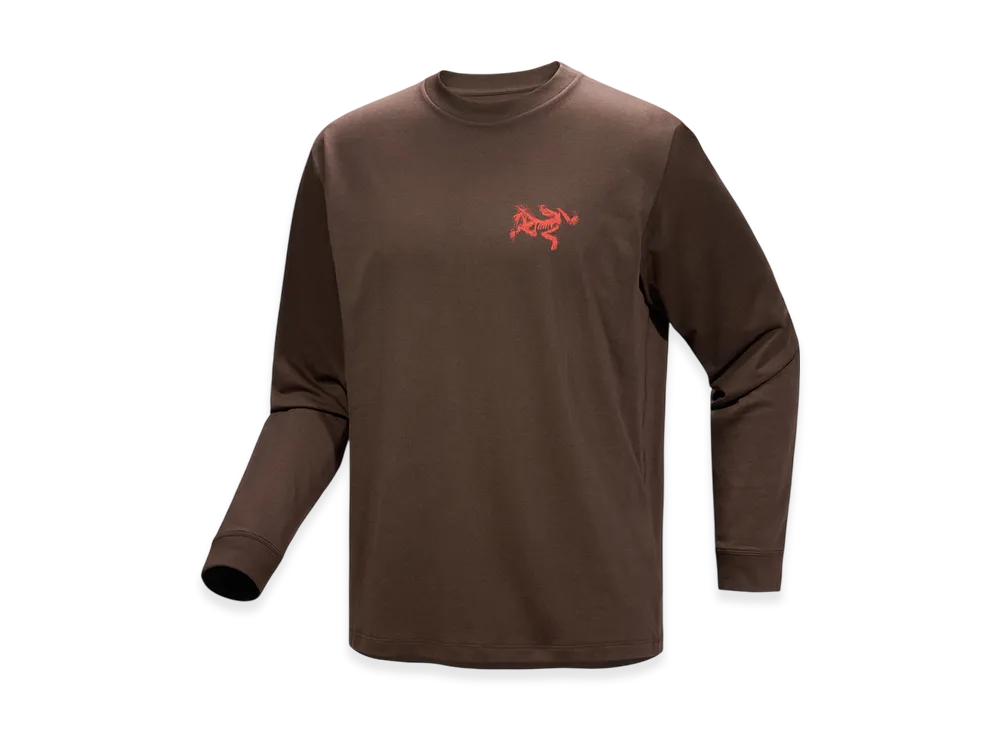 ARC'TERYX Kragg SL Cotton Bird Tile LS Men's "Carob/Dynasty" X000009537