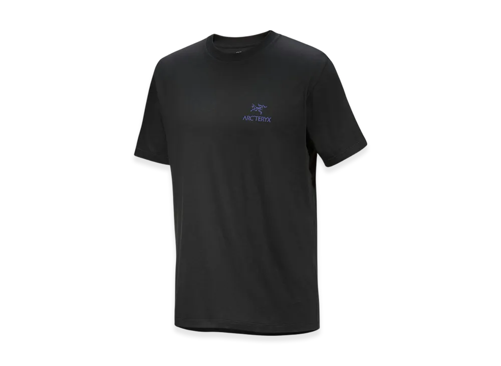 アークテリクス クラッグ SL コットン バード ワード ショートスリーブ メンズ "ブラック/エレクトラ" X000009535