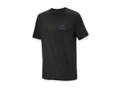 ARC'TERYX Kragg SL Cotton Bird Word SS M "Black/Electra" X000009535