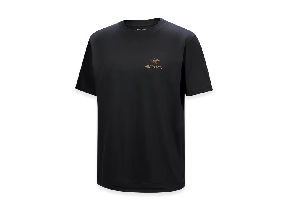 ARC'TERYX Kragg SL Cotton Bird Word SS Men's "24K Black" X000009535