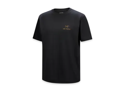 ARC'TERYX Kragg SL Cotton Bird Word SS Men's "24K Black" X000009535