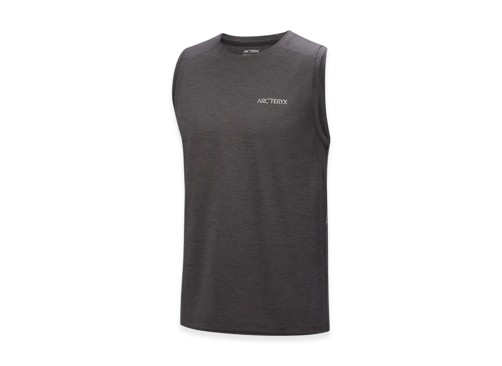 ARC'TERYX Cormac Arcbird Logo Tank M "Black Heather" X000009703