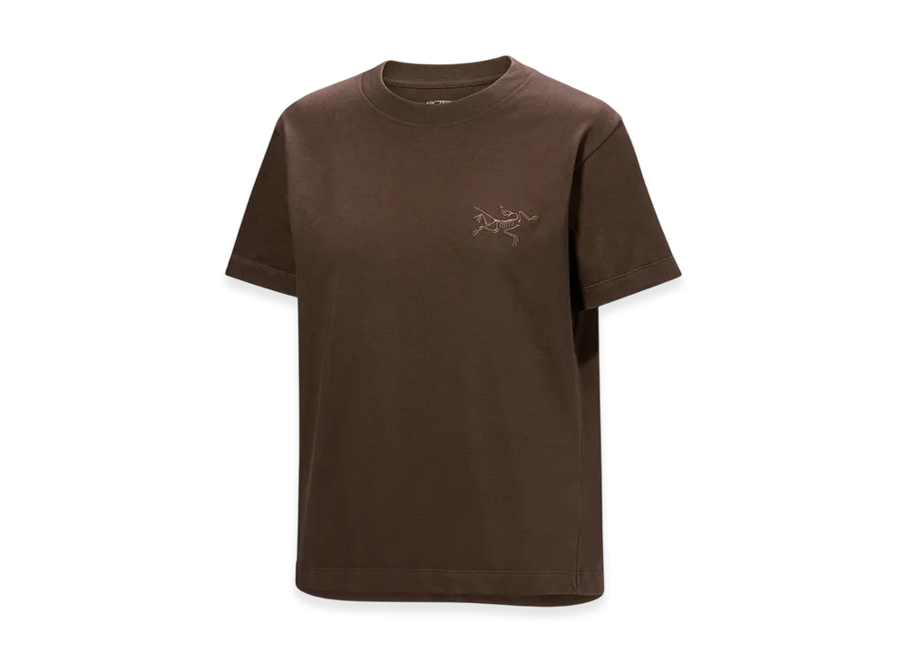 ARC'TERYX Women's Kragg Cotton Little Bird Crew SS "Carob" X000008468