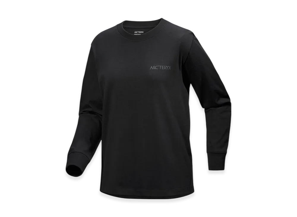 ARC'TERYX Kragg Cotton Bird Crew LS W "Black / Black" X000008469