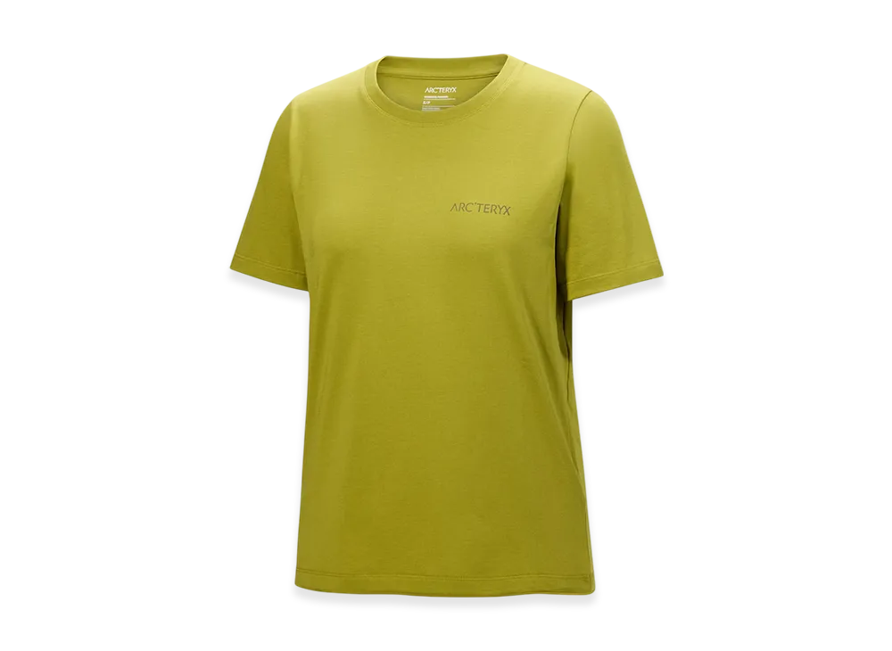 ARC'TERYX Kragg SL Cotton Blurred Bird Crew SS Women's "Olive Moss/Tatsu" X000009500
