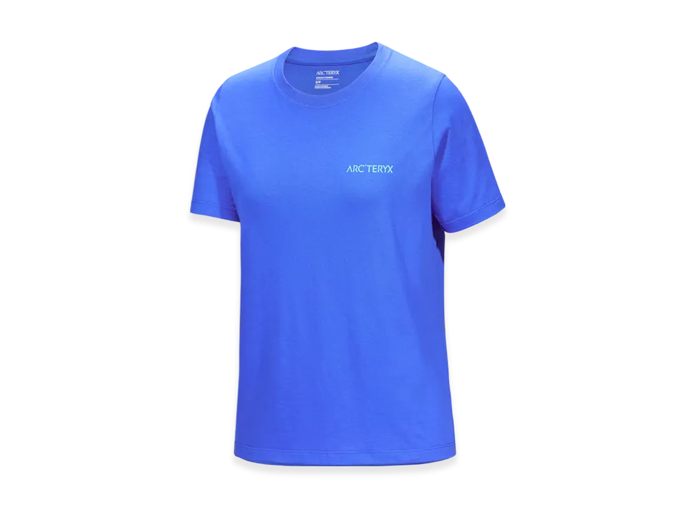 ARC'TERYX Kragg SL Cotton Blurred Bird Crew SS W "Electra / Phosphorescent" X000009500