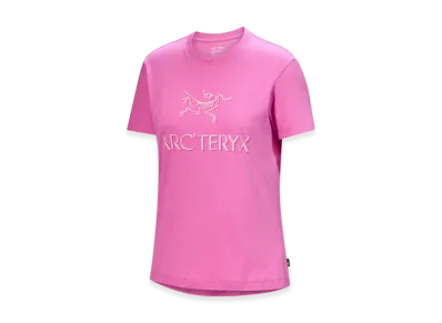 ARC'TERYX Women's Arcword Cotton T Shirt SS "Alpenglow/Pink Glow" X000008135
