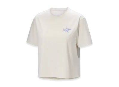 ARC'TERYX Taema Crop Topo SS W "Arctic Silk Heather/Hosphorescent" X000009494