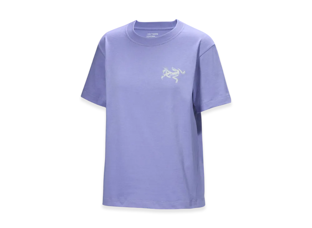 ARC'TERYX Kragg Cotton Bird Tile Crew SS W "Moonstone / Arc Silk" X000009499